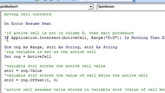 ActiveX Spinner Event Procedure in Excel VBA смотреть онлайн