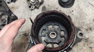 Снятие и ремонт генератора Hyundai Sonata