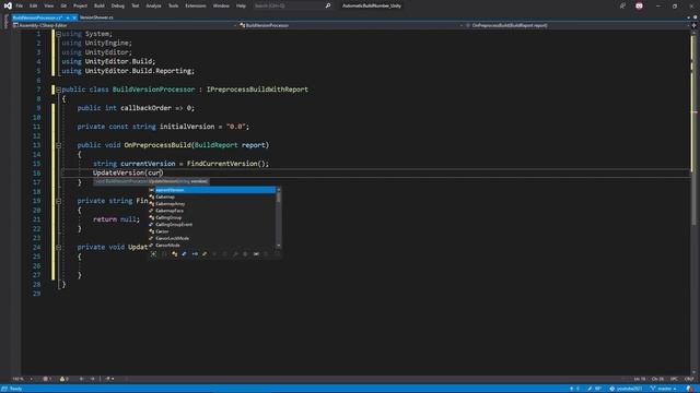 Adding an Automatic Build Version in Unity смотреть онлайн
