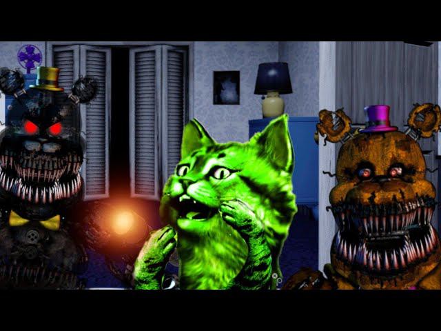 5 и 6 ночь! страшно! фнаф 4 с камерами ⏪ watch your nightmares ⏪ прохождение #1 смотреть онлайн