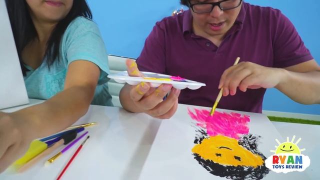 PAINT EACH OTHER CHALLENGE!!!! смотреть онлайн