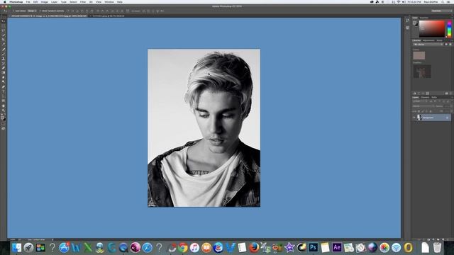 Photoshop CS 6 Tutorial: Adding & Removing Hair with Dana White & Justin Bieber смотреть онлайн