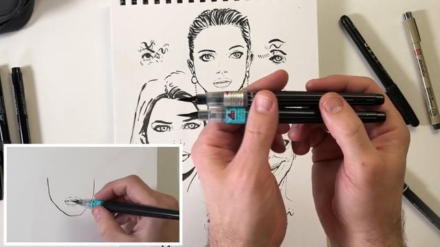 Brush Pen For Drawing Review смотреть онлайн