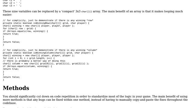 Code Review: Simple Tic Tac Toe game in Java (2 Solutions!!) смотреть онлайн
