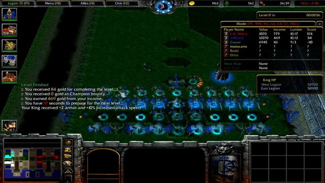 Warcraft 3 | Legion Td 3.98c | Level 30 смотреть онлайн