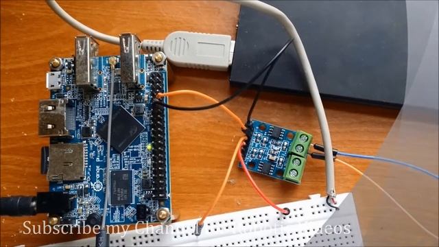 Orange PI DC Motor driver смотреть онлайн