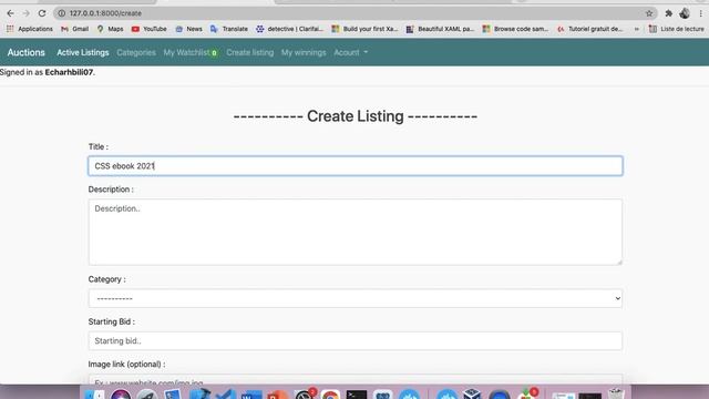 commerce project 2 in cs50 web programming with python and javascript смотреть онлайн