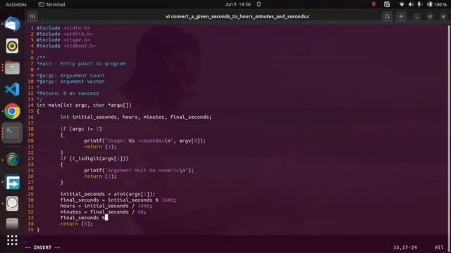 C Program: Converting Command-Line Arguments to Hours, Minutes, and Seconds | Step-by-Step Tutorial смотреть онлайн