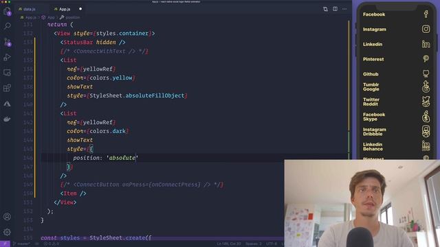 Advanced React Native Animated FlatList Picker - Synchronised FlatLists смотреть онлайн