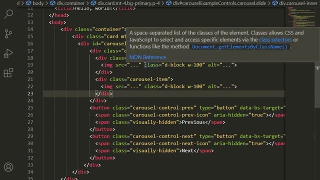 Carousel In bootstrap || EXCELLENT CODE WITH AJ смотреть онлайн