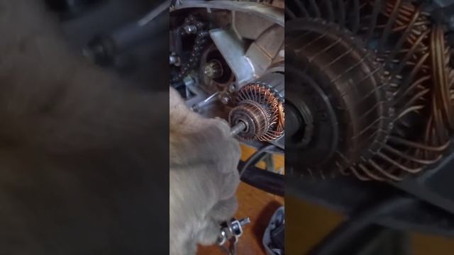 ЯВА как снять якорь генератора