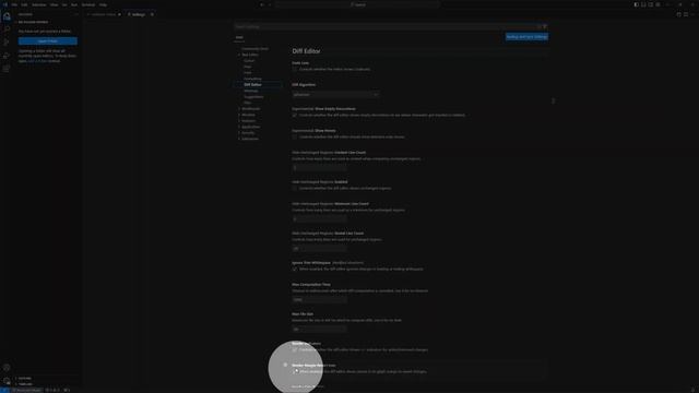 How To Enable/Disable Render Margin Revert Icon Diff Editor VSCode смотреть онлайн