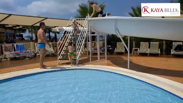 Kaya Belek 5*. Аквапарк. Бассейны и водные горки. Aquapark. Swimming pools and water slides. смотреть онлайн