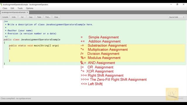 Assignment Operators in Java | java tutorial for beginners | Java concepts by Jay tutorial | by Jay смотреть онлайн