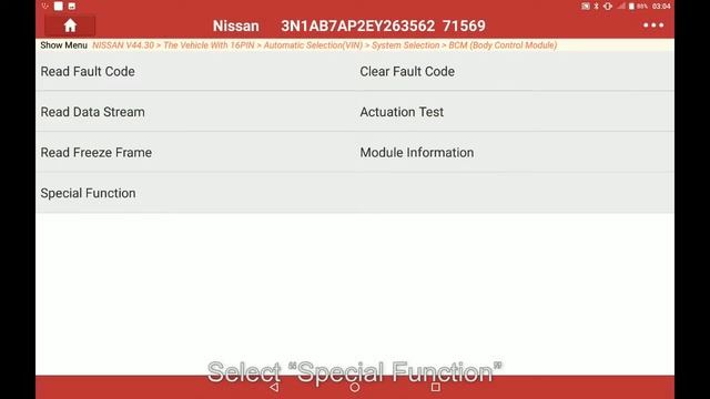 X-431 | Nissan Sentra 2014 Save and Write ECM Data | LAUNCH смотреть онлайн