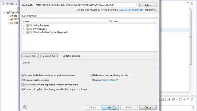 Java 5 - Installazione di un plugin in Eclipse: Window Builder смотреть онлайн