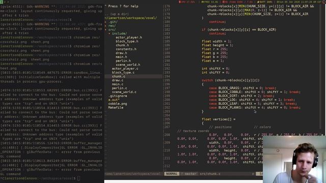 Minecraft Clone in C смотреть онлайн