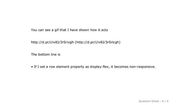 jQuery : How to make display:flex work for responsiveness - Bootstrap? смотреть онлайн