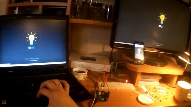 Arduino - remote control with web server смотреть онлайн