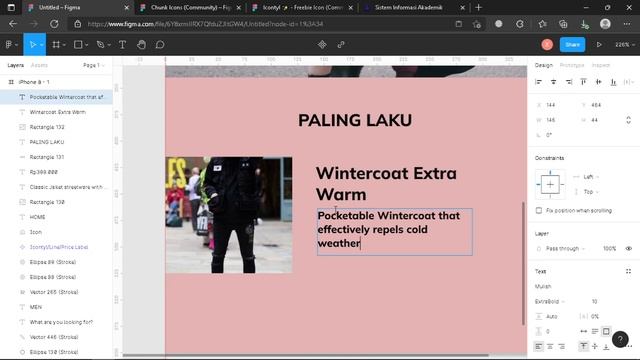 Figma Tutorial - Desain UI Marketplace Pakaian смотреть онлайн