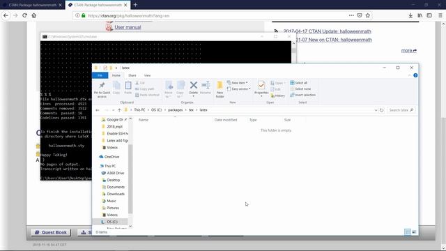 How to Manually Install Latex Packages with MikTex on Windows 10 смотреть онлайн