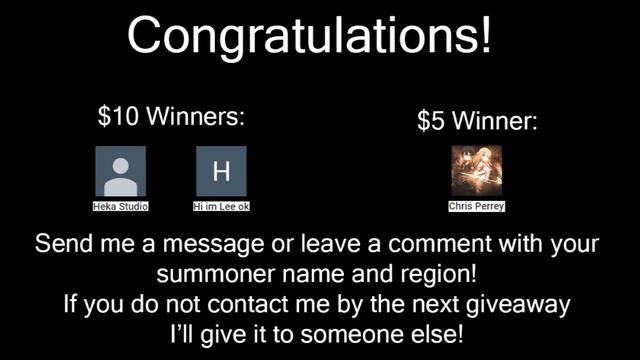 [CLOSED] RP Giveaway #10 [League of Legends] смотреть онлайн