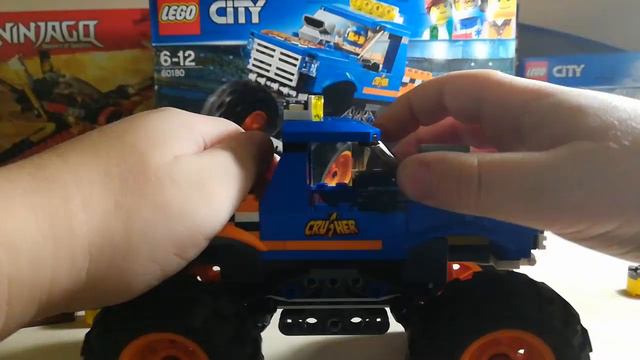 Обзор на набор Лего City 60180 Монстр-трак смотреть онлайн