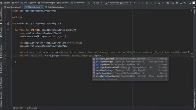 How to create a simple VideoView in Android Studio (Kotlin 2020) смотреть онлайн