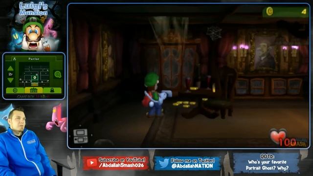 Luigi's Mansion 3DS - 100% Walkthrough |  Episode 1 - Chauncey (Area 1)