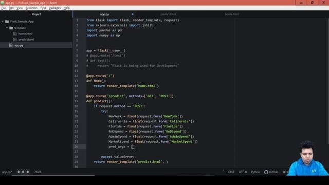 11.Deploy ML on Cloud - Flask App Machine Learning Prediction Page Part 2 | Deploy ML Flask Docker смотреть онлайн