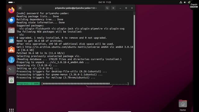 How to Install and Run VLC Media Player on Ubuntu using Terminal | 2023 смотреть онлайн