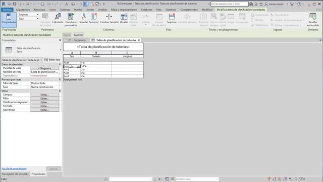Revit MEP 2019 (Fontanería) Cálculo de cantidades - Tutorial básico 18 смотреть онлайн