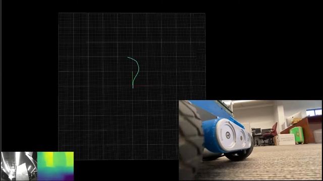 NOD.AI SLAM and Monocular Depth Estimation on ZCUBOT (ZCU104) - 2 смотреть онлайн