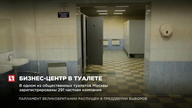 В одном из общественных туалетов Москвы зарегистрированы 291 частная компания смотреть онлайн