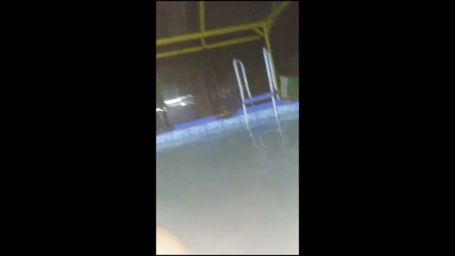 Бассейн с навесом .