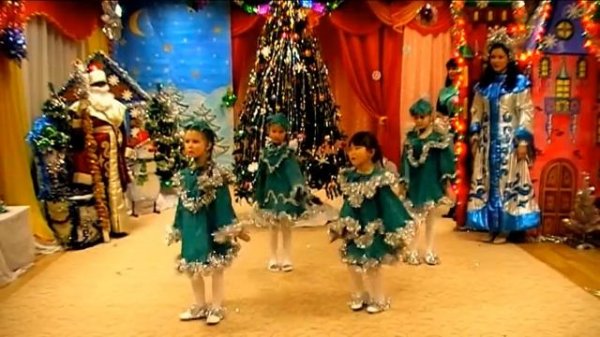 Детский новогодний танец " Я ёлка современная"