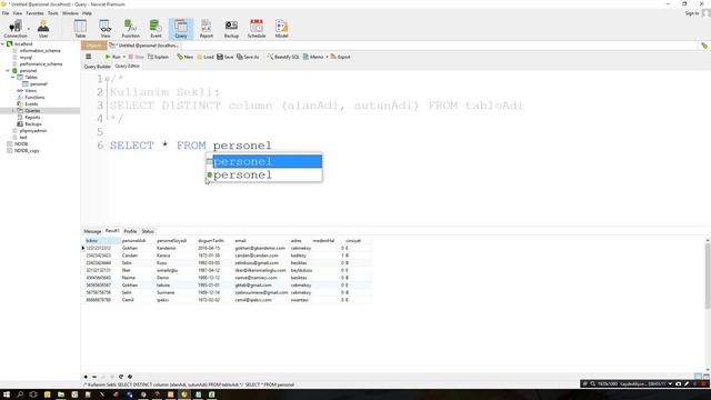 MySQL Eğitimi - Ders 6 | SQL DISTINCT Nasıl Kullanılır? (Fazla Kayıtları Silmek) смотреть онлайн