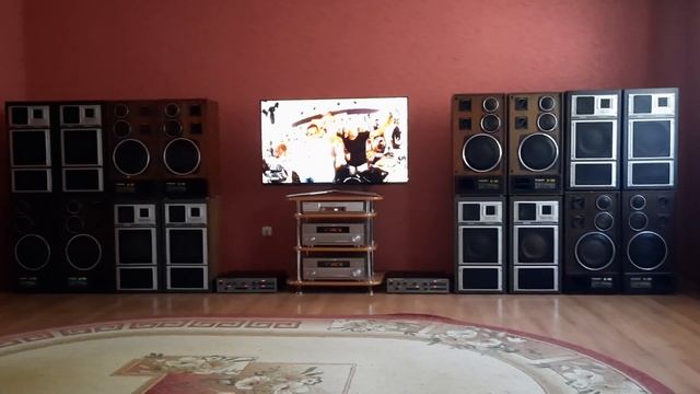 16 колонок s90. 2 усилителя одиссей 100у-021 и 2 ресивера yamaha rx-v 1600. смотреть онлайн