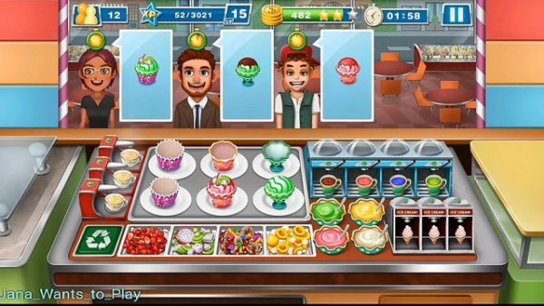 CRAZY COOKING CHEF - LET'S PLAY ▶ #2 РЕСТОРАНЧИК SUNDAE SHOP