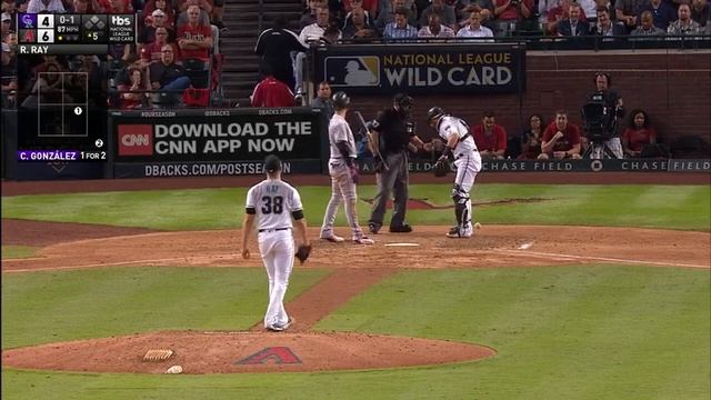 2017 NL Wild Card Game | D-backs vs. Rockies смотреть онлайн