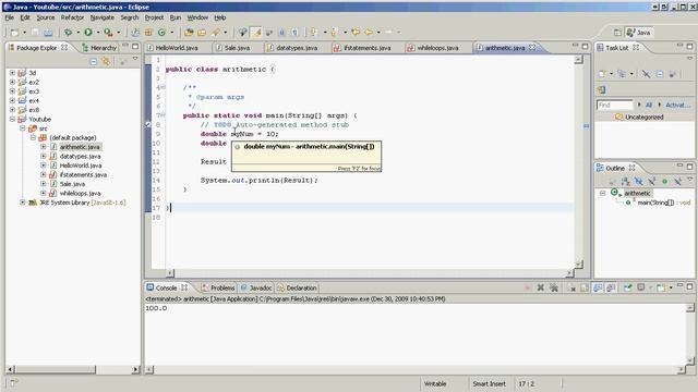 Java - Arithmetic Assignment Operators смотреть онлайн