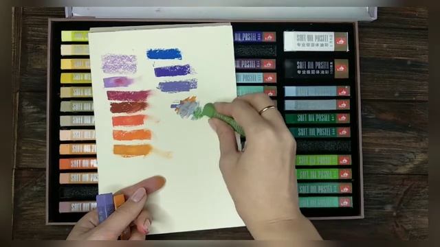 Масляная пастель| oil pastel. Новинка, квадратная масляная пастель с АлиЭкспресс смотреть онлайн