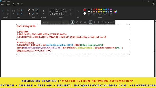 #1 Course Intro - Master Python Network Automation | 7-Oct-2023 @ 8:30AM IST | Admn Started | Weekn смотреть онлайн