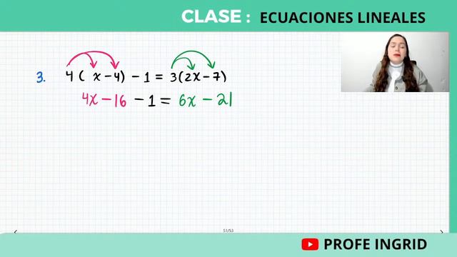 ECUACIONES LINEALES смотреть онлайн