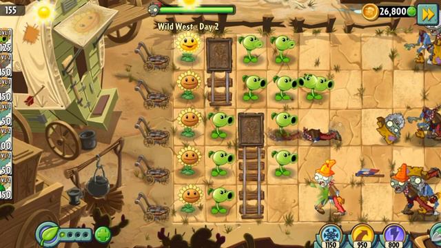 вагонетки и сиамский горохострел#зомби против растений 2 (часть 8) смотреть онлайн