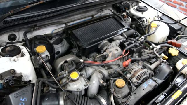 Запуск ДВС EJ205T Subaru Forester SF5 [SF05] - глушитель снят смотреть онлайн