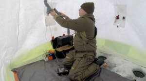 Теплообменник. Отопление палатки зимой на рыбалке.