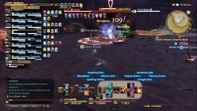 Final Fantasy XIV A REALM REBORN main mission END GAME . Boss HYDRA - for Relic Weapon [HD] смотреть онлайн