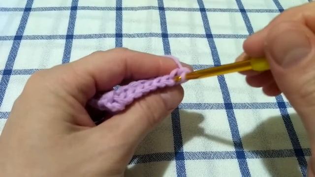 Как связать резинку крючком. Способ № 2. смотреть онлайн