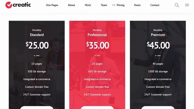 Creatic - One Page Creative Parallax WordPress Theme | Themeforest Templates смотреть онлайн
